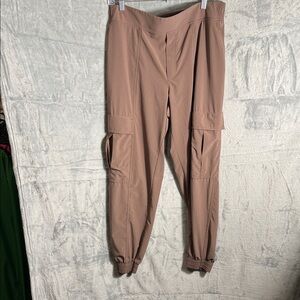 Athleta‎ Chelsea utility jogger women size 12 Brown Cargo Jogger Pants